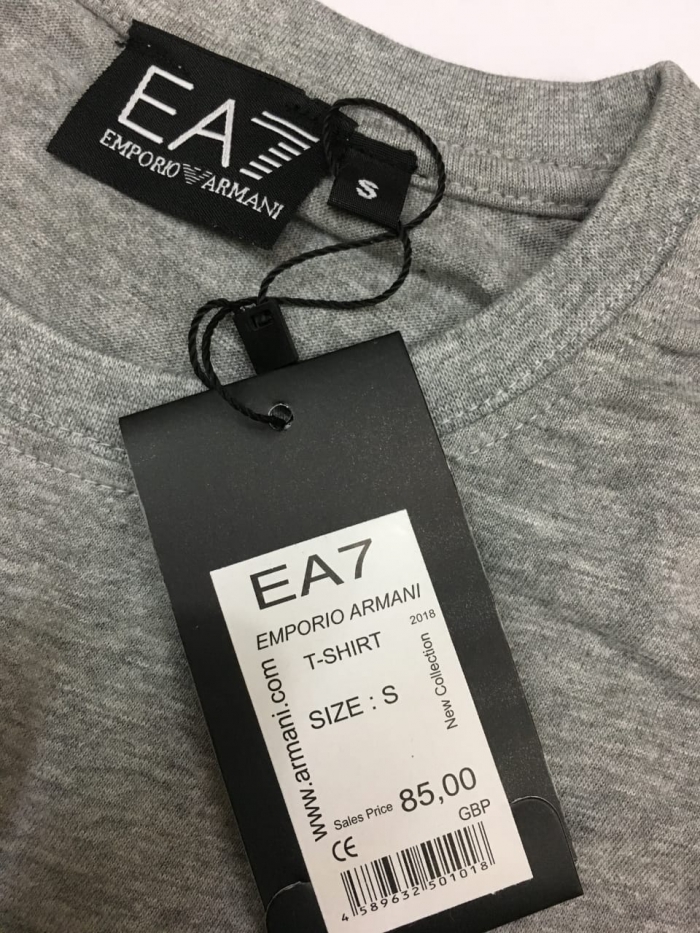 armani shirt label